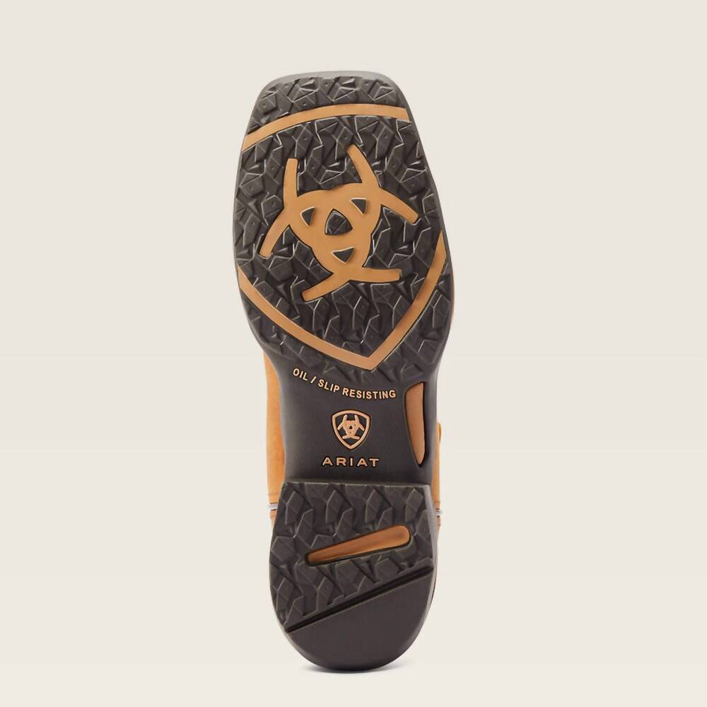 NEW ARIAT men's anthem venttek waterproof western boots in toasted wheat - Picture 5 of 6